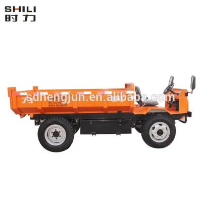 China Electric Cargo SL Four Wheeler Dump Mining Tricycle For Construction for sale