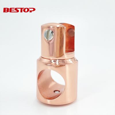 China Factory price high quality cheap polished glass connector 304 stainless steel bathroom accessories for sale