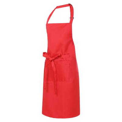 China Amazon Cool Aprons Customized Hot Selling Eco-friendly Long Tieback Polyester-cotton Waterproof Cooking Apron for sale