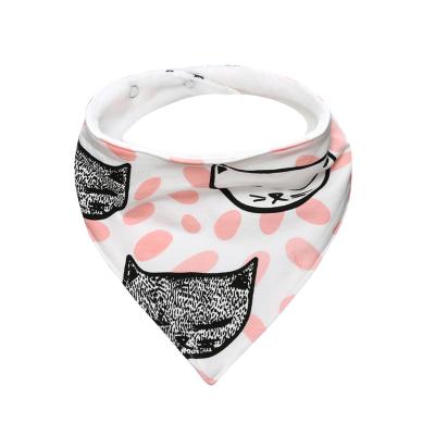 China High Quality Wholesale Custom Washable Baby Boy Girls Winter Scarf Bib Cotton Square Scarf Bandana Scarf for sale