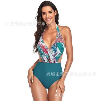 China 21-year-old American Women's One-Piece Swimsuit Color Beach Wear Amazon AliExpress Supply Backless Delivery Swimsuit New One-Piece Swimsuit 21 for sale