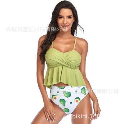 China Tops European and American new size 21 high waist slit bikini skirt swimsuit threw cross-border beach wear e-commerce supply for sale