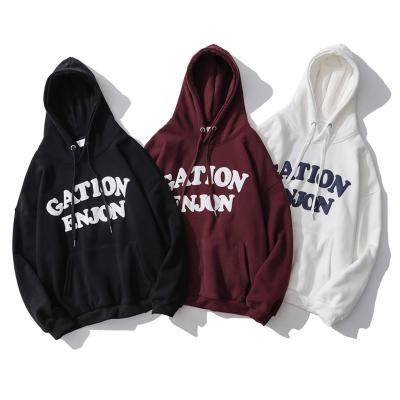 China Anti-pilling Wholesale cheap oversized hip hop hoodies sweatshirts, streetwear custom printing men's hoodies for sale