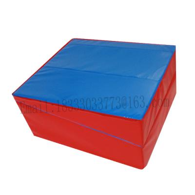 China DWF+PVC Children's Indoor Playground New Product Gymnastics Equipment Kids Triangle Slope Pad for sale