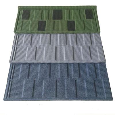 China Coated Stone Roof Tile Shingle Type Fire Retardant for sale