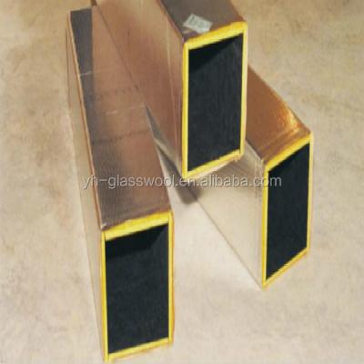 China Fiberglass Wool Board Faced With Fabric For Air Conditioner Duct Insulation KN001 for sale