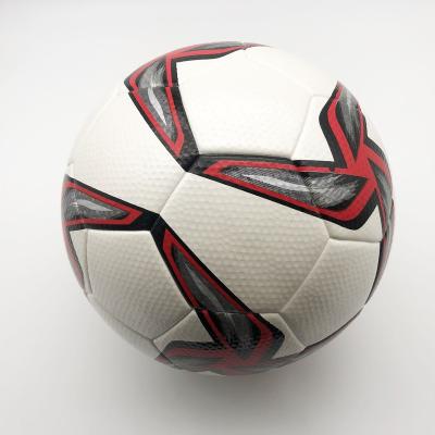 China PU Match Quality Size 5 Football Leather Golf Textured PU Cover, High Quality Patch Bladder Soccer Ball for sale