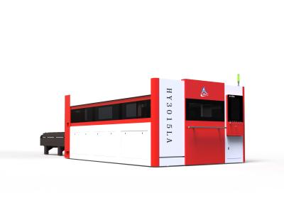 China Water Cooled CNC Fiber Laser Cutting Machine For Metal Sheet Metal Cutting Max STD Industrial Servo Main Motor Power 1500W for sale