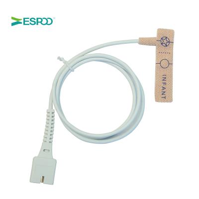 China Convenient Children Use Oximeter Medical Sensor Disposable Spo2 Pulse Spo2 Sensor With Nonwoven Fabric for sale