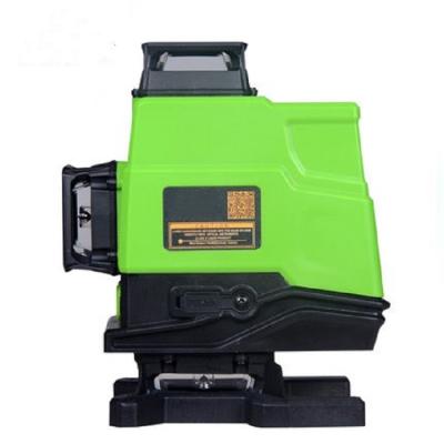 China Individual Switch and Interlocked Laser Function 4D Lines High Precision Vertical and Horizontal Auto Self Leveling Green Laser Level for sale