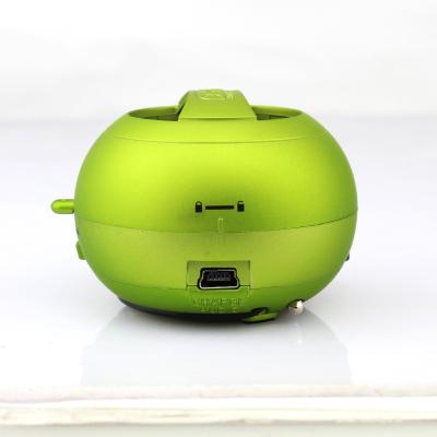 China Green Wireless Portable Bluetooth Speakers Stereo Sound for sale