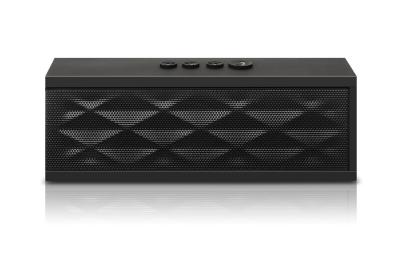 China rechargeable Jambox Speaker , home Tablet / PC / Mac Black Bluetooth Cube Speakers for sale