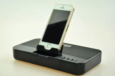 Chine petits support de Bluetooth Speakerswtih de téléphone portable/banque puissants noirs de puissance à vendre