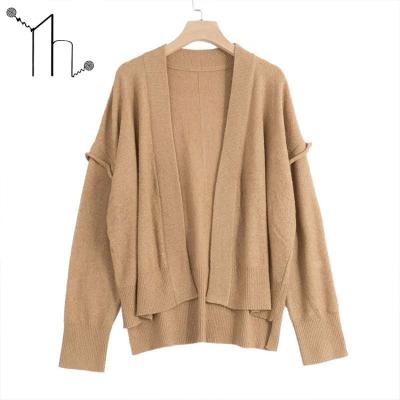 China 2019 Autumn New Drop Shoulder Sweater Wild Women's Short Loose Sweater Women's Long Sleeve Jacket Anti-shrink Sweater for sale