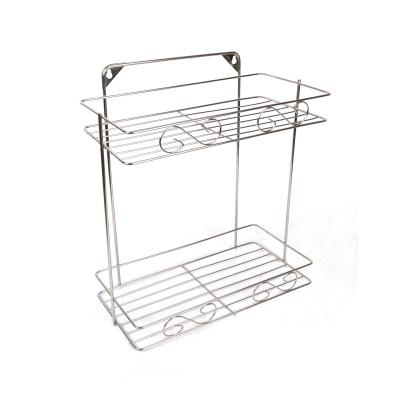 China Modern Shower Accessories Storage Shelves Bathroom Storage Rack Spice Rack Kitchen Organizer for sale