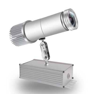 China Aluminum Alloy Hot Selling Outdoor Gobo Projector 20W Door Motionless Led Laser Waterproof Logo Projector for sale