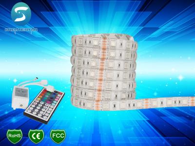 China 5M 5050 RGB 300 SMD LED Strip Waterproof 120 Degree Beam Angle For Decoration for sale