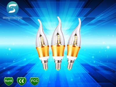 China High Lumen SMD LED Candle Light Bulbs Warm White 180° Beam Angle for sale