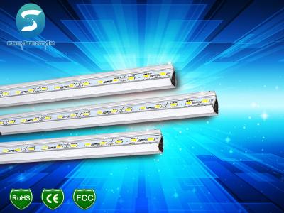 China Aluminium LED Rigid Light Strips , LED Rigid Bar 5050 72LED / M 14.4W White Frost Cover for sale