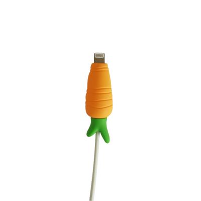 China Hot Selling Customized Design Shape 2021 Customized Design Carrot Cable Protector Cable Bite for sale