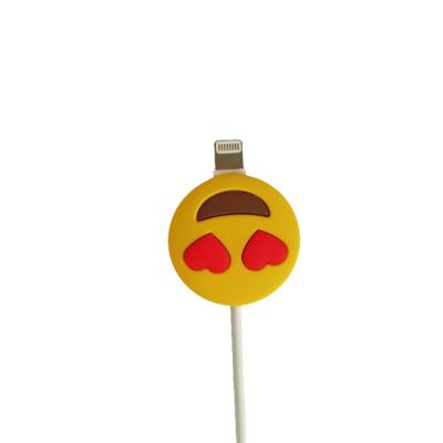 China 2021 Hot Sale Customized Design Shape PVC Protector Cable Bite For Phone for sale