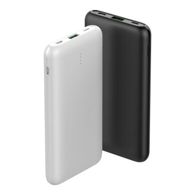 China High Capacity Products ABS QC 4.0 and PD 10000 Mah Capacity Power Bank Portable Slim Quick Charging Slim Power Bank for sale