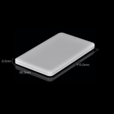 China Convenient promotion special small capacity portable battery credit card thin led power bank 2500Mah for sale