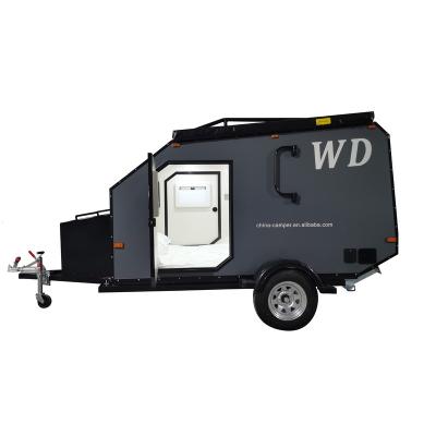 China ORIGINAL WD-02 RV Full Terrain 6061 ROOM Camper Aluminum Alloy Off Road Camper Easy Setup Cheap Shipping Camping Trailer for sale