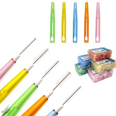 China Mini Rubber Care Soft Orthodontic Lash Tooth Toothbrush Tool Dental Eyelash Extension Tools Remover Disposable Eyelash Toothpick Bristle Interdental Brush for sale