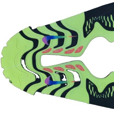 China Shoe Lining Material Printing Green OEM Logo Shoes 4D 5D Upper Shoe Upper for sale