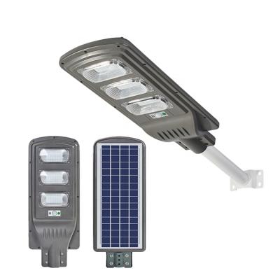 China ROUTE High Class Super Brightness Ip65 Waterproof All In One Solar Street Light for sale