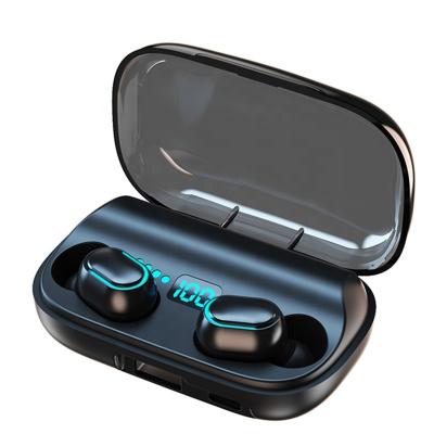 China Free Sample 2000mah Sound Quality Waterproof High Fidelity Headphones F9 Tws Auriculares Earbuds F9 AI Wireless Headset In Ear Powerbank Earphone F9-5 for sale