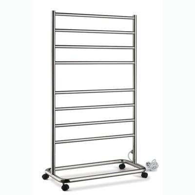 China Electric Heated Heater Free Standing Bathroom Towel Rail for sale