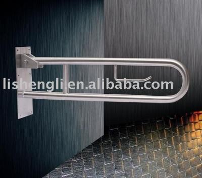 China 304 Stainless Steel 304 Stainless Steel Swing Up Grab Bar For Toilet for sale