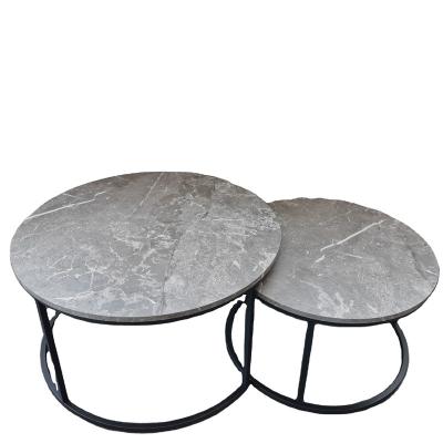 China Tea table light durable luxury contracted living room modern family nordic round to marbleize edge some table rock dish small tea table for sale