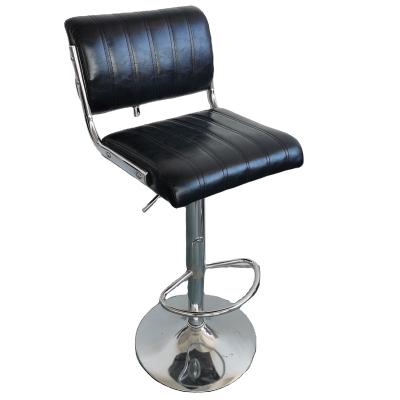 China Modern Modern Single Bar Chair With Backrest High Quality PU Leather Swivel With Armrest High Bar Chair for sale