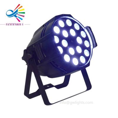 China Hot Sale Theme Park Guangzhou LED Par Light 18X5IN1 RGBW With Zoom Function Led Stage Light for sale