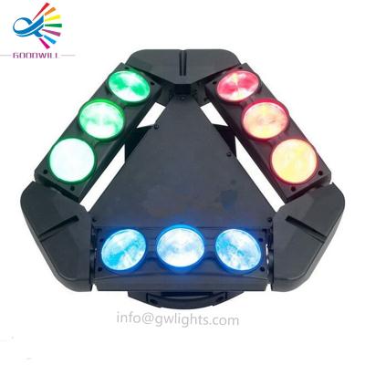 China Disco goodwill LED effect 9x4ini1 light rgbw 15w led spider light for sale