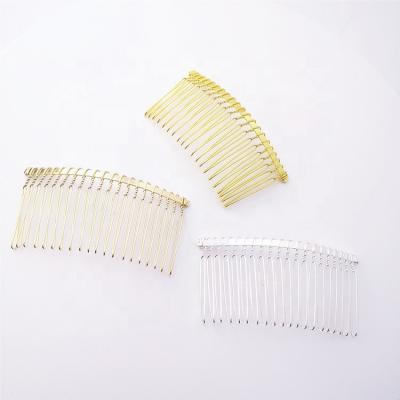 China Not Easy To Fade Wholesale Custom Hair Preservation Comb 20 Teeth Color Hair Comb DIY Decorative Bridal Headdress Accessories for sale