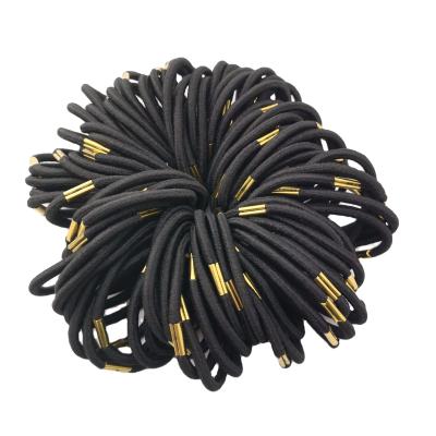 China Popular wholesale black simple black hair rope low price and stable quality for sale