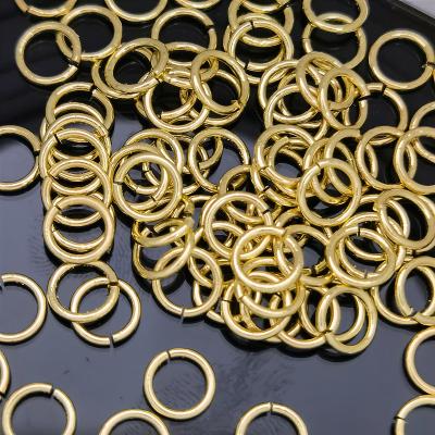 China Not easy to fade gold color o ring, copper link ring for jewelry, not easy to rust, not easy to fade, suitable for DIY jewelry making for sale