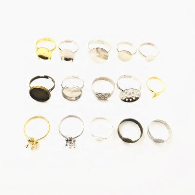 China Not Easy To Fade Wholesale Custom Metal Nickel Free Plated Children's 16MM Designer Ring for sale