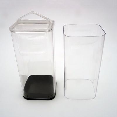 China Gift& Craft / Tool / Food / Wire Clear Plastic Extruded Tubes Round Square Plastic Packaging Rectangular Tube for sale