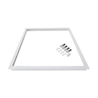 China Home Office Matt White Color Embedded Panel Frame LED Recessed Panel Light 60x60 2x2 for sale