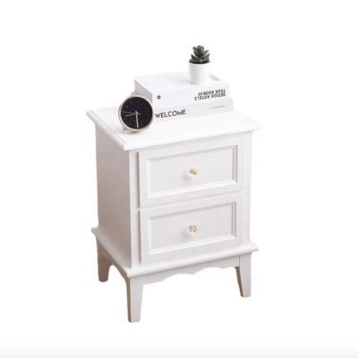 China Furniture Foldable Modern Bedside Cabinet Solid Wood French Drawer For Bedroom for sale