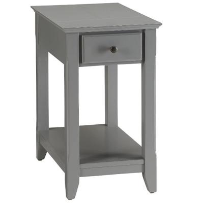 China Foldable New Style Modern Gray Night Table Bedside Table Home Furniture for sale