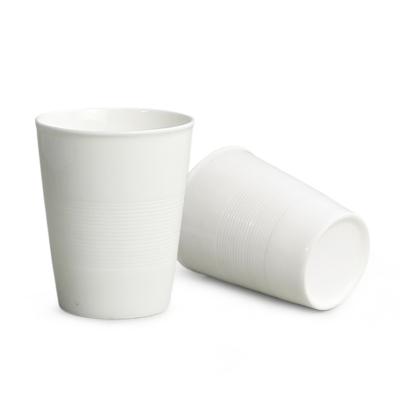 China Sustainable Modern Hot Selling Porcelain Reusable Custom Tea Cup Ceramic Mug for sale