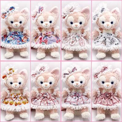 China Wholesale Eco-Friendly Plush Toy Fox Plush Pink Fox Plush Toy Cartoon Doll With Lolita Skirt for sale