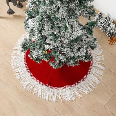 China Chirstmas Decor New Christmas Decoration Layout Ensures Christmas Tree Snowflake Tree Skirt Apron Ground for sale