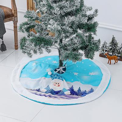 China Christmas tree bottom decorations new Christmas prop cute luminous home ornaments supplies wholesale Christmas tree skirt for sale